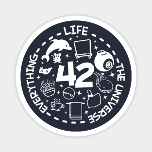 42: Life the Universe and Everything Magnet